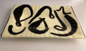 Serving Dish - Calligraphy Series - Large Platter - HELL 19