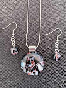 Pendant and earring set. #30