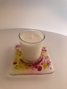 Memorial plate candle holder. #5