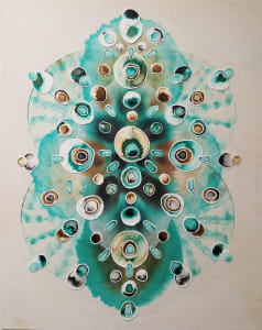 Stone and Water - Reflections - Forest Emerald