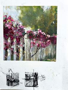Impermanence Study on Arches Paper