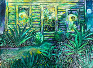 Blue Green House