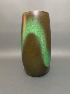 Cylindrical ceramic ikebana vase