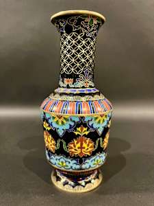 Small cloisonné vase