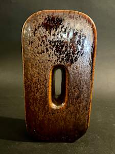 Rectangular ceramic ikebana vase