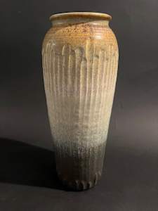 Tall ceramic ikebana vase