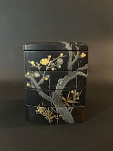 Set of four stacking boxes with lid - Jūbako