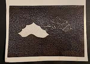 Kimono stencil - Katagami