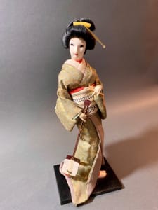 Geisha doll with shamisen
