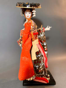 'Wisteria Maiden' doll - Fuji Musume ningyō