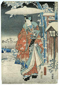 Yuki no nagame (Snow View), from the series Furyu Genji (Fashionable Genji)