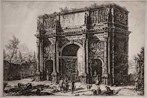 Veduta dell'Arco di Costantino (View of the arch of Constantine)