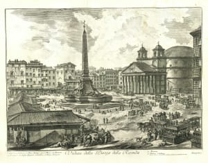 Veduta della Piazza della Rotonda (View of the Piazza della Rotonda)