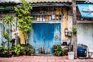 Blue Door - Bangkok, Thailand