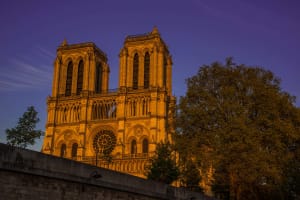 Notre Dame at Golden Hour - Paris