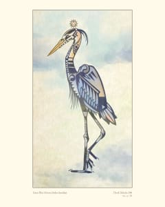 DS-012.005 / Great Blue Heron / 11x14" / 5/25