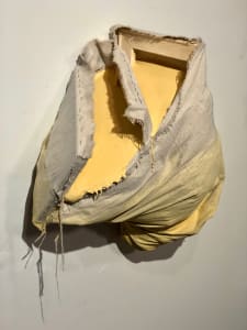 Bag Painting (three yellow)