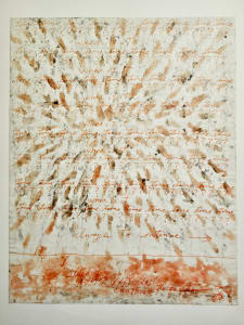 Red Wax Drawing No.2