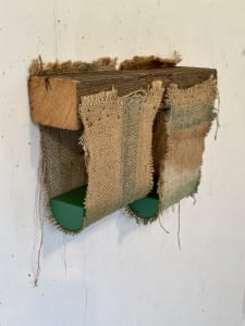 4Suspended Painting (green horizontal vertical two levels)