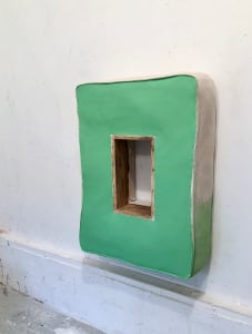 Inverted Reversed Painting (Pistachio Green)