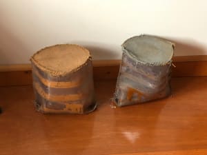 Filter Paintings (grey and light red/brown)