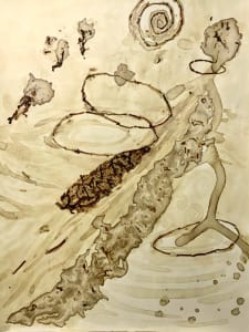 Spiral Worm Drawing No.1