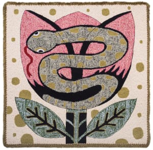 Snake Tulip Tapestry