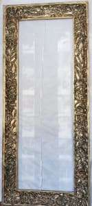 Frame, Folkart Paper Mache on Wood