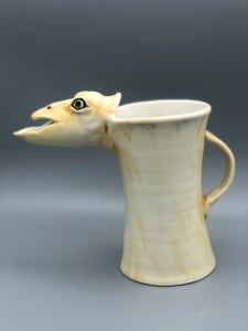 Bird-Like Pitcher with Underbite