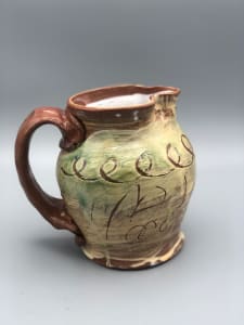 Pitcher with Looping Designs