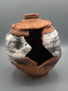 Lidded Jar (Broken)