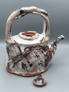 Woman and Animal Teapot