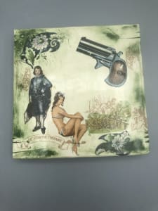 Pin Up Girl Wall Tile