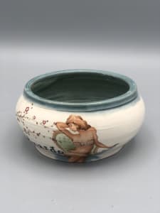 Pin Up Girl Shaving Bowl