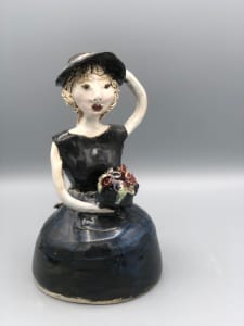 Woman with Flowers Sculpture