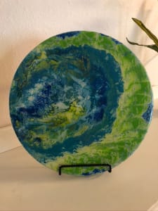 Lazy Susan blue/green