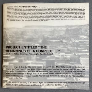 Project Entitled "The Beginnings of A Complex..."
