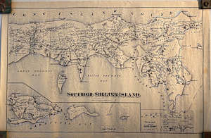 Map of Southold Shelter Island