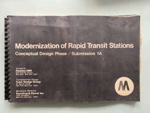 Modernization of Rapid Transit Stations, Conceptual Design Phase/Submission 1A