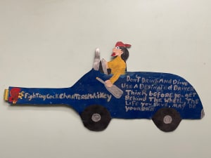 Fighting Cock Chartered Whiskey Don't Drink and Drive