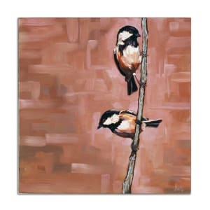 Chickadees in Purple