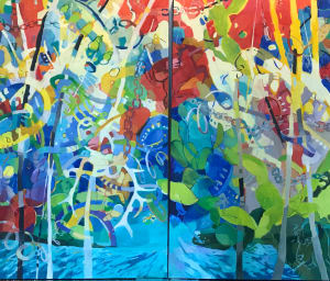 Cascade: A Duet (Homage to Jean Tinguey)