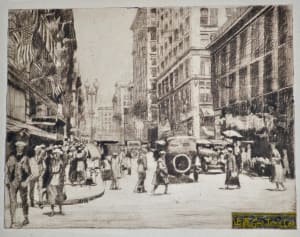 Untitled (City street scene)