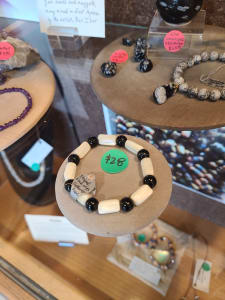 Onyx and Mother of Pearl Bracelet