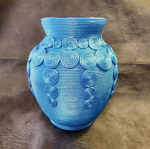 Grecian Blue Vase
