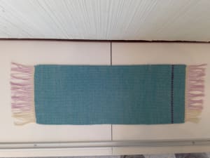 Blue Handwoven Runner