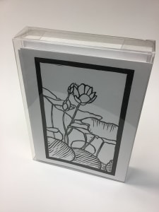 Arts and Health - Volume 2 Coloring Book Note Cards - Flowers - 8 Pack Note Cards