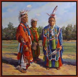 String Dancers - center panel
