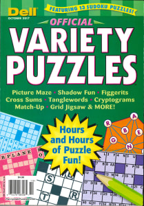 Arts and Health Variety Puzzle Book