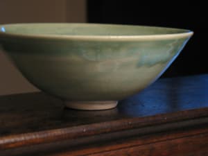 Blue Spiral Bowl